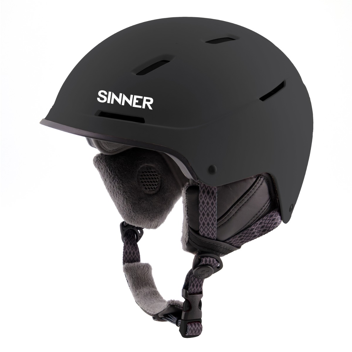 Sinner Whistler skihelm - Zwart - 55-58 cm