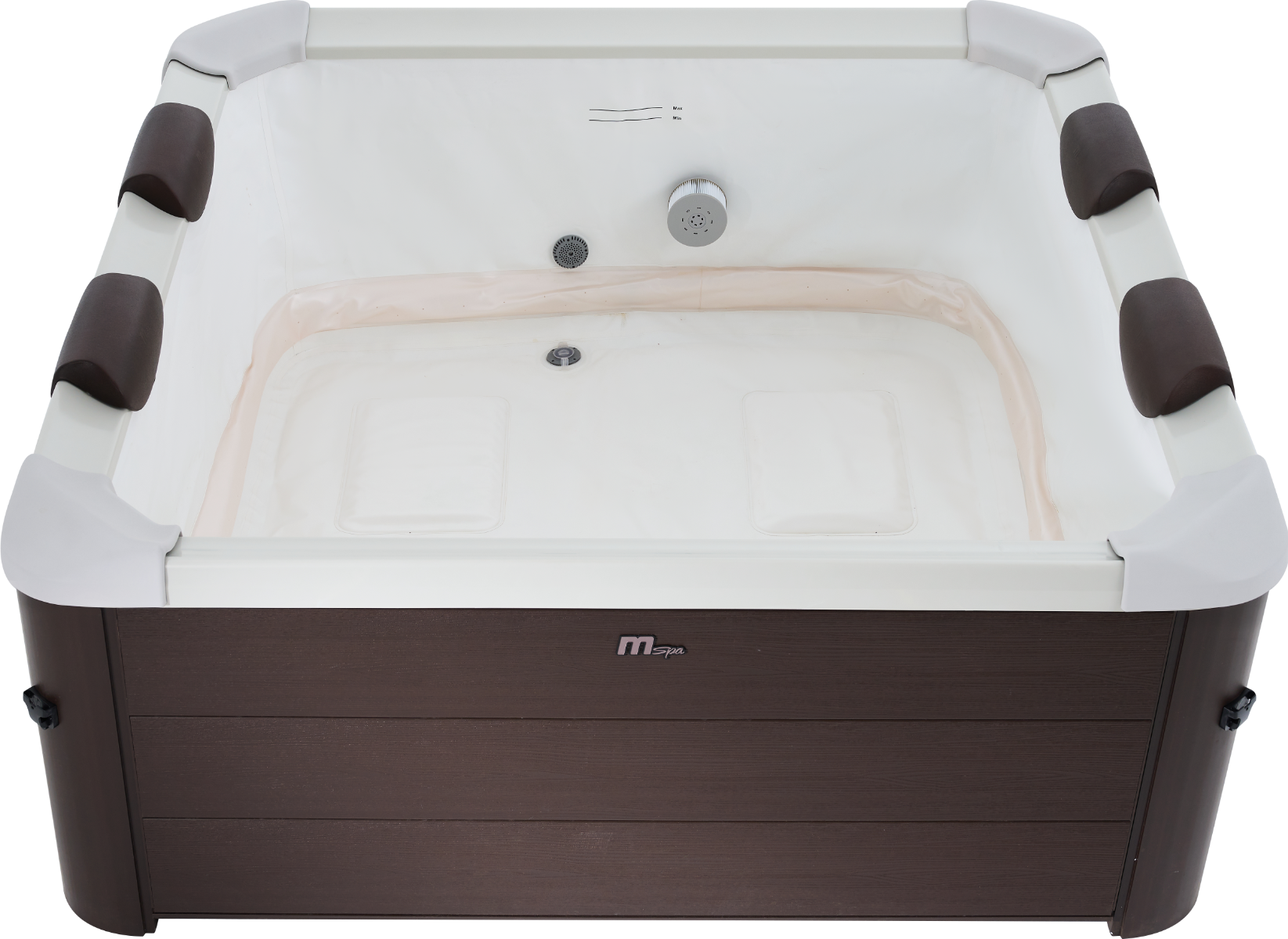 MSpa Tribeca frame spa - 6 persoons - bovenaanzicht