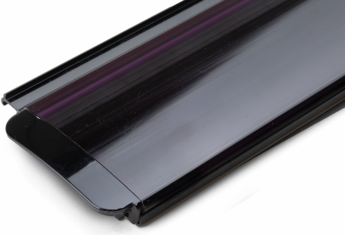 AQS Polycarbonaat Solar zwembad lamellen per m2 Violet Black