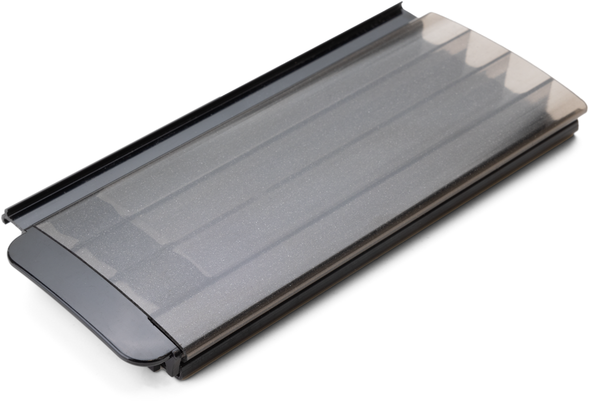 AQS Polycarbonaat Solar zwembad lamellen - per m2 - Graphite