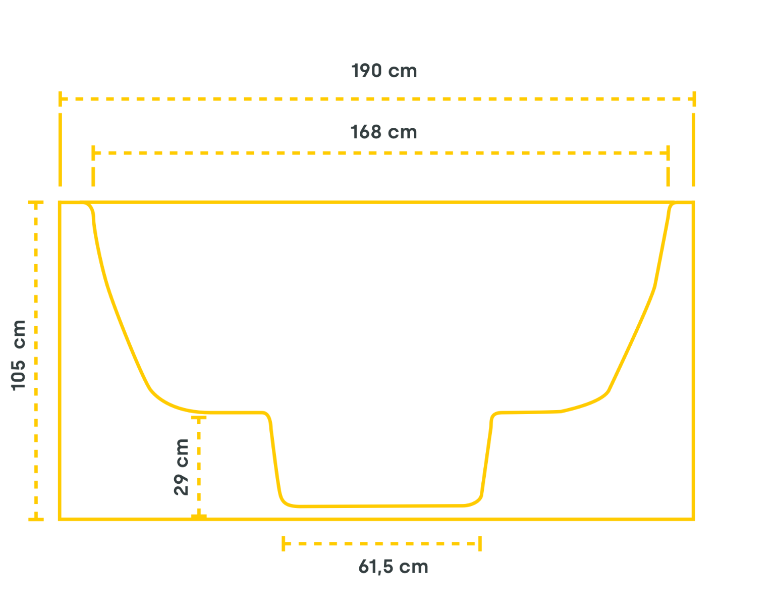 Houtgestookte hottub Extern - ovaal - 2 personen - Grijs
maten