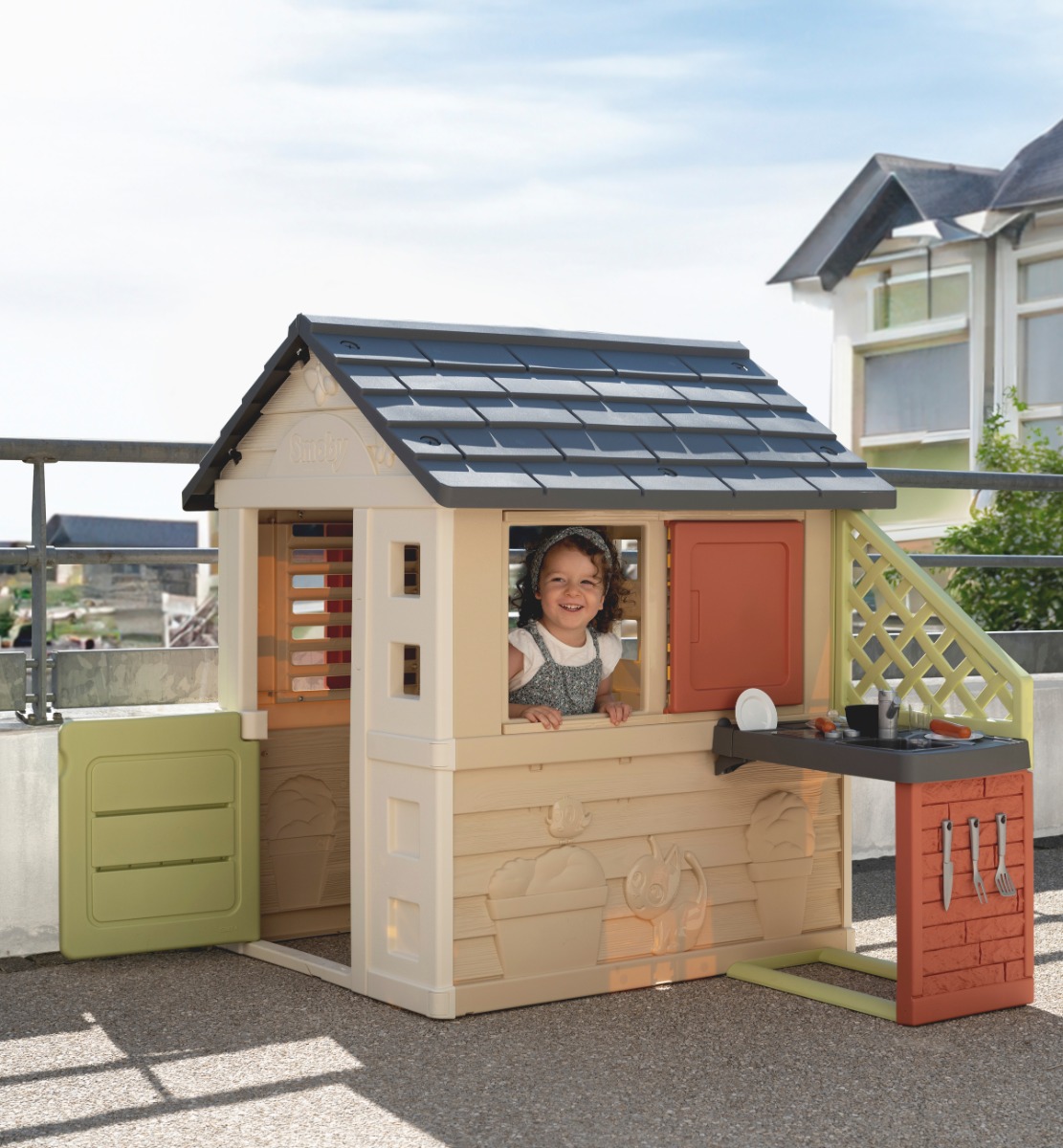 Smoby Nature speelhuis met keuken