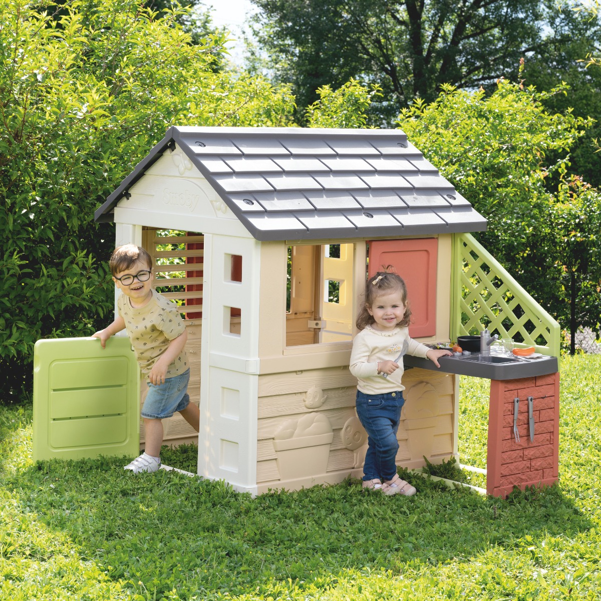 Smoby Nature speelhuis met keuken