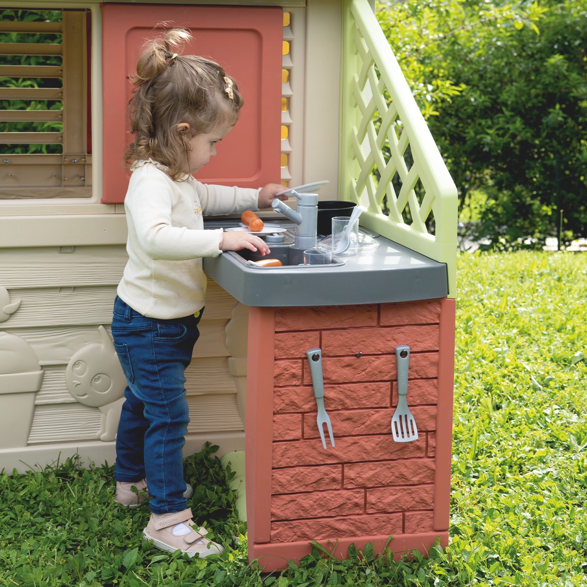Smoby Nature speelhuis met keuken