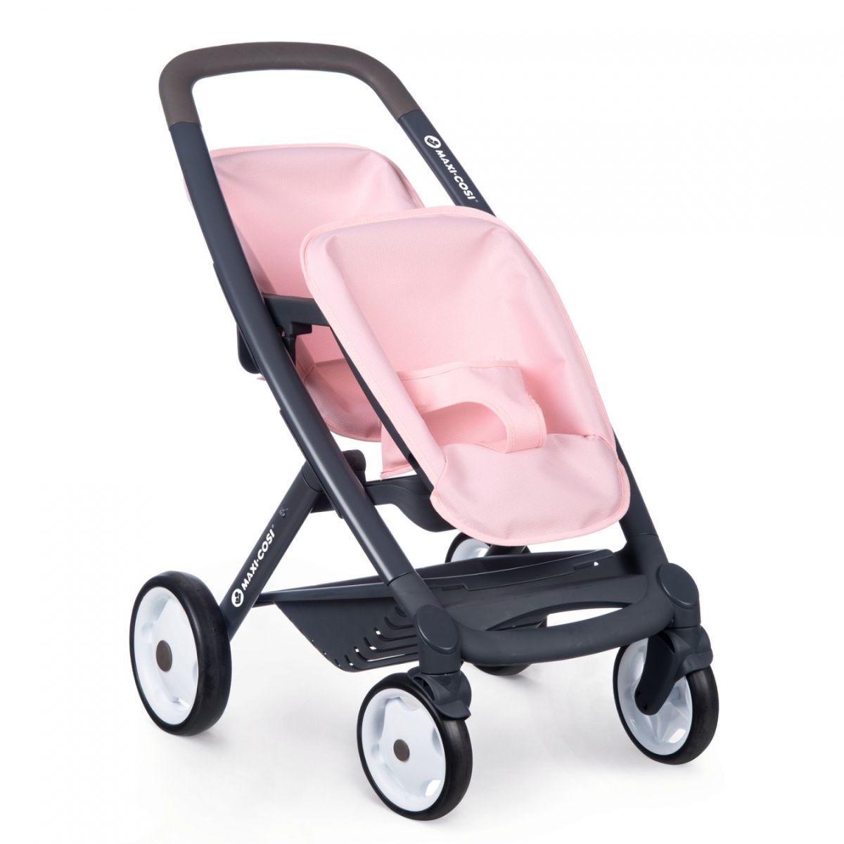 Smoby Maxi Cosi tweelingpoppenwagen