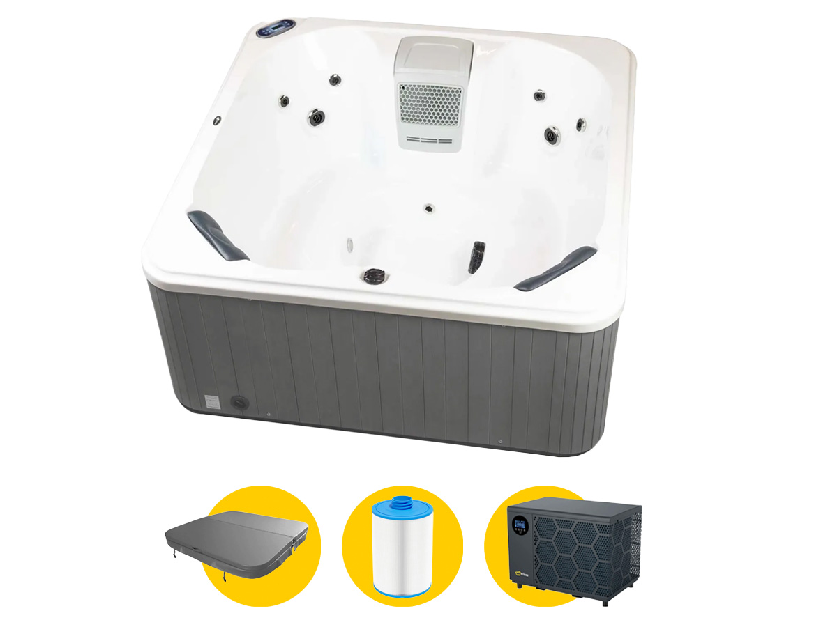 W&apos;eau Skye spa met warmtepomp - 4 persoons