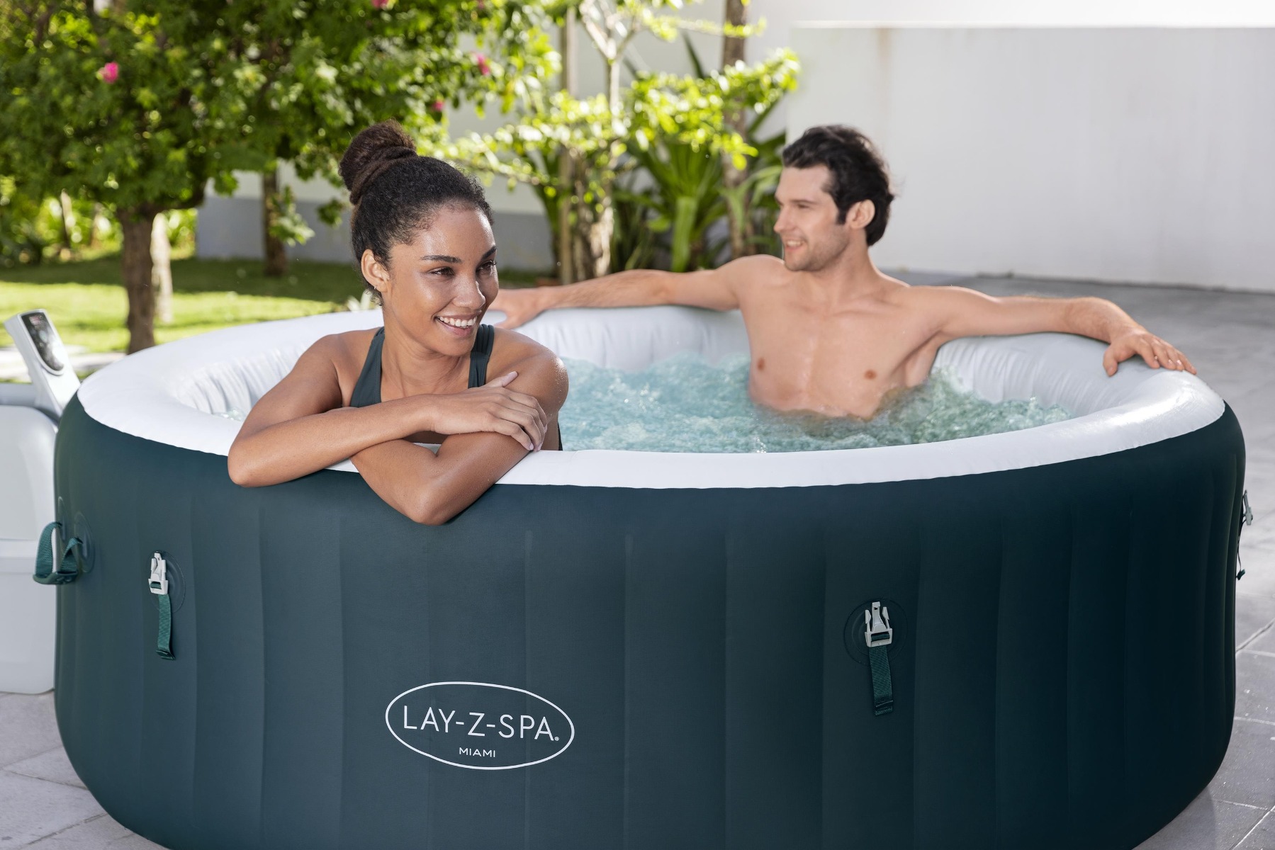 Lay-Z Spa Miami EnergySense Airjet opblaasbare spa - 6 persoons