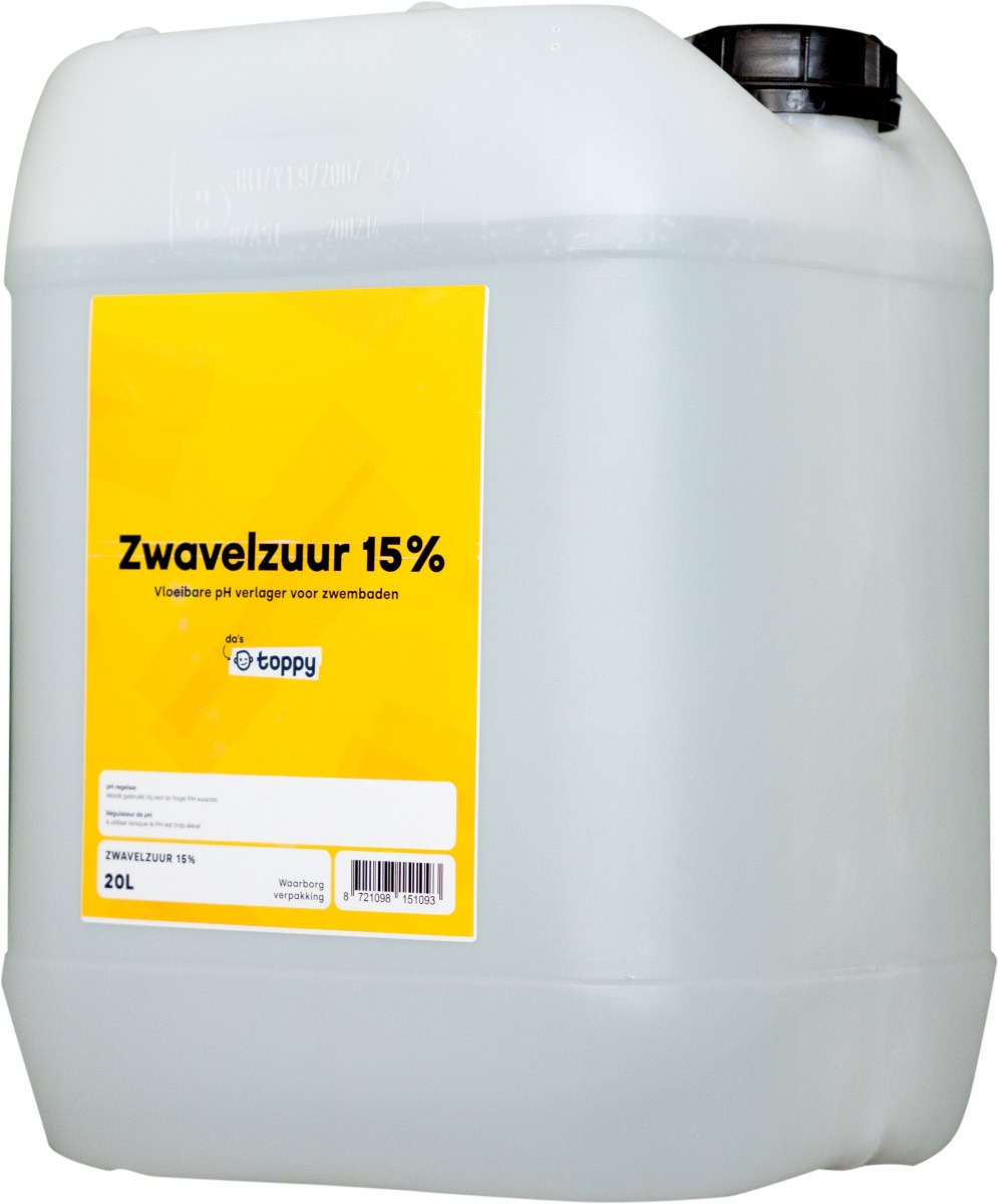 Toppy Zwavelzuur 15% - 20 liter