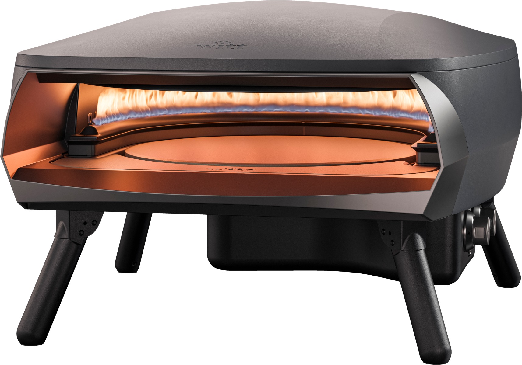 Witt Etna Rotante pizza oven - Antraciet