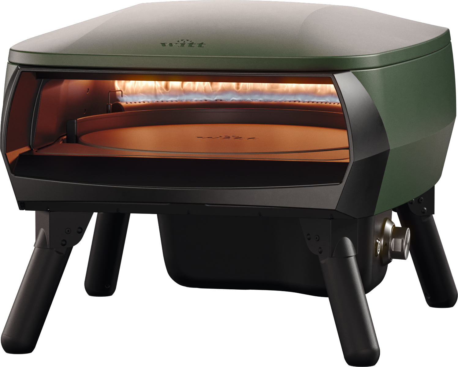 Witt Etna Rotante Piccolo pizza oven - Groen