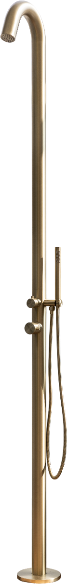 IDEAL Sylt gold Buitendouche - RVS