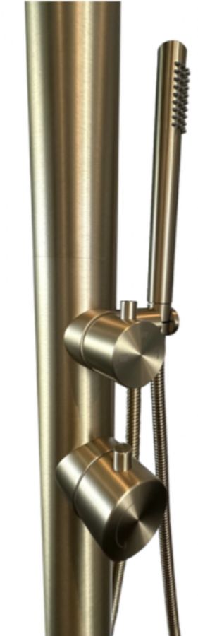 IDEAL Sylt gold Buitendouche - RVS