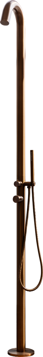 IDEAL Sylt rose gold Buitendouche - RVS