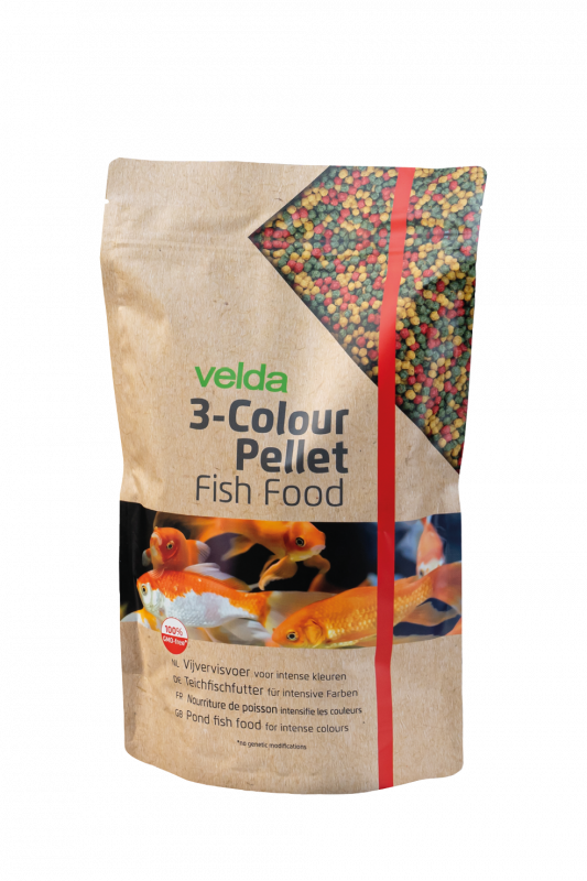Velda hoogwaardig 3-kleuren korrelvoer - 1 liter