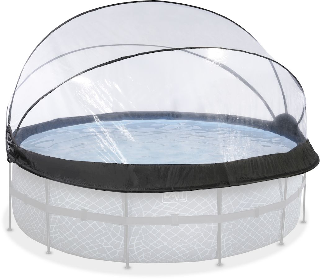 Exit zwembadoverkapping ECO rond 427 cm - universeel
