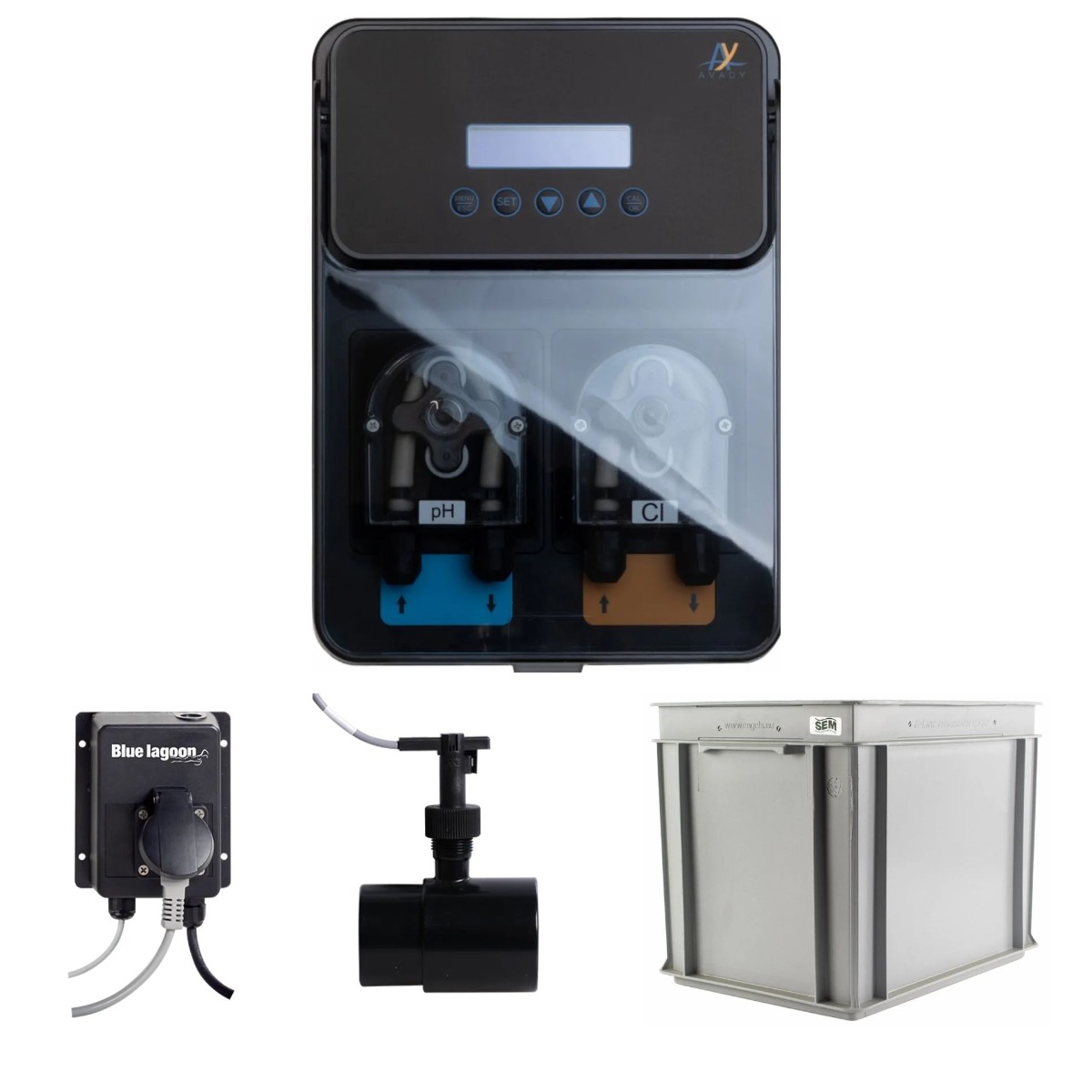 Avady Propilot Duo automatisch pH- en redox regeling - set