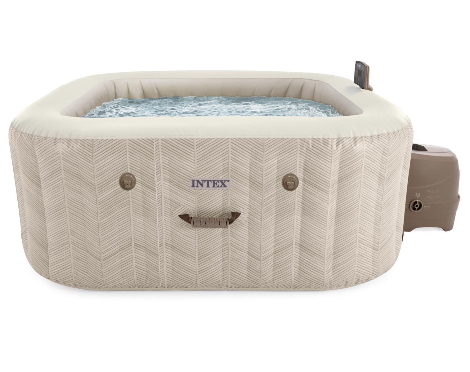 Intex Pure Spa Chevron Deluxe opblaasbare spa - 6 persoons