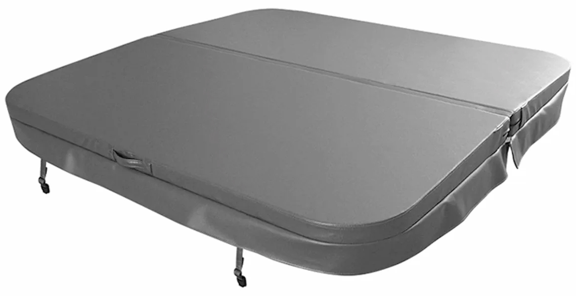 W'eau spacover 160 x 160 cm - Grijs - Radius 18 cm