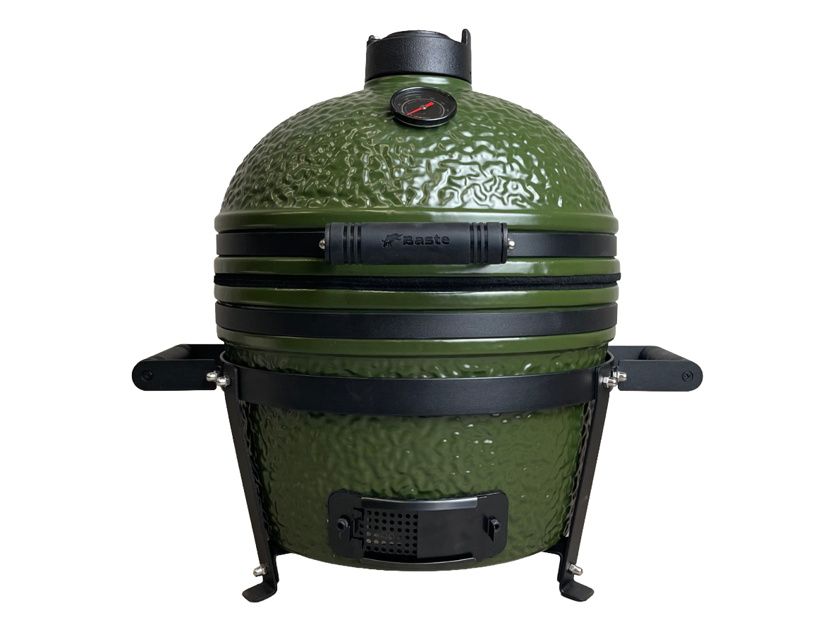 BASTE kamado bbq small - 16 inch - Olijfgroen