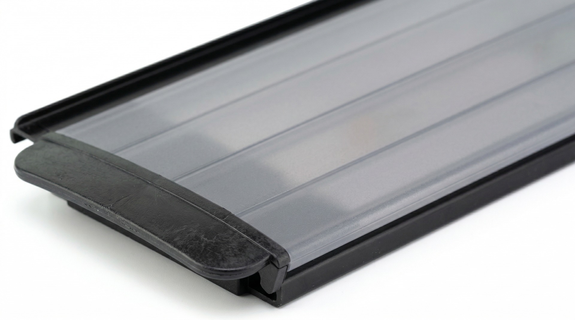 AQS Polycarbonaat budget zwembad lamellen- per m2 - Zilver