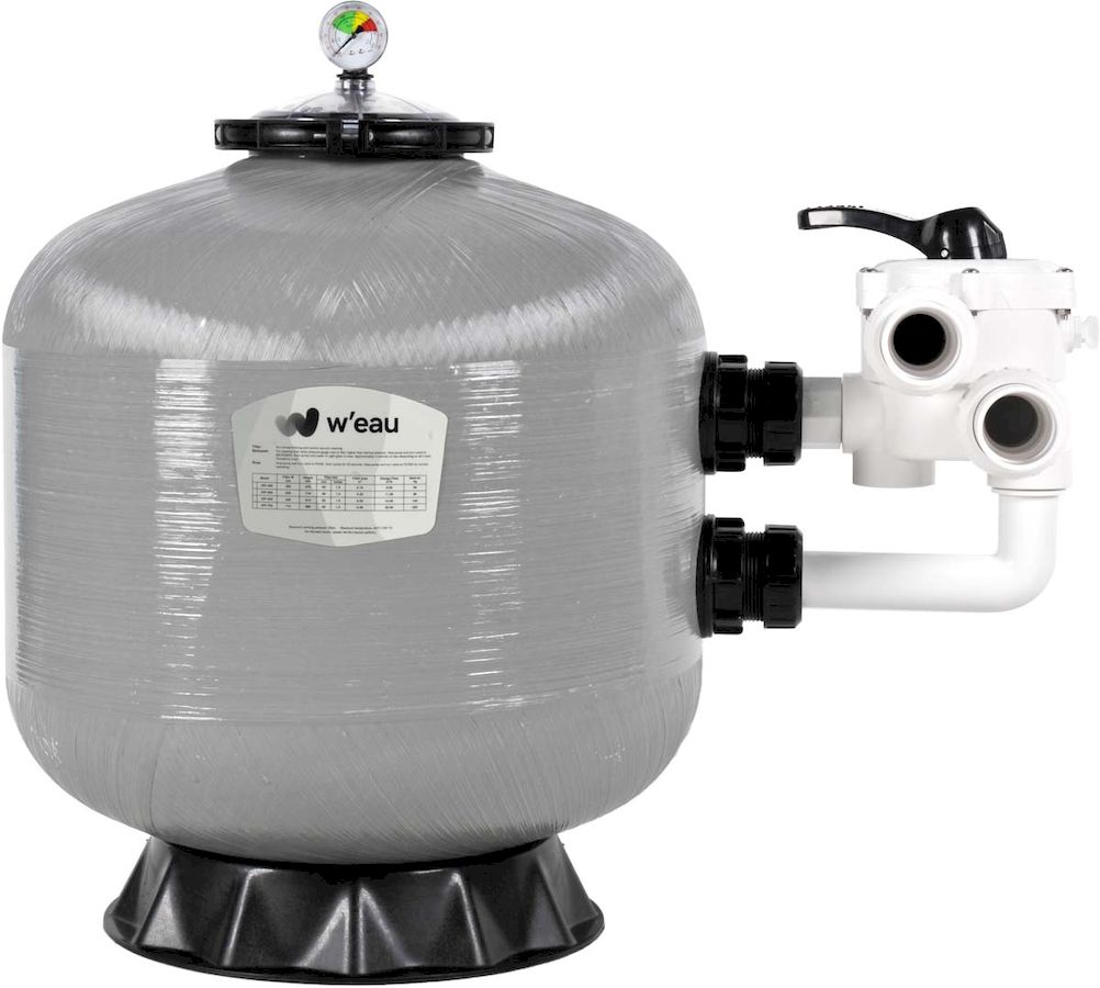 W'eau S-450 glasvezelversterkt sidemount zandfilter 8m&sup3;