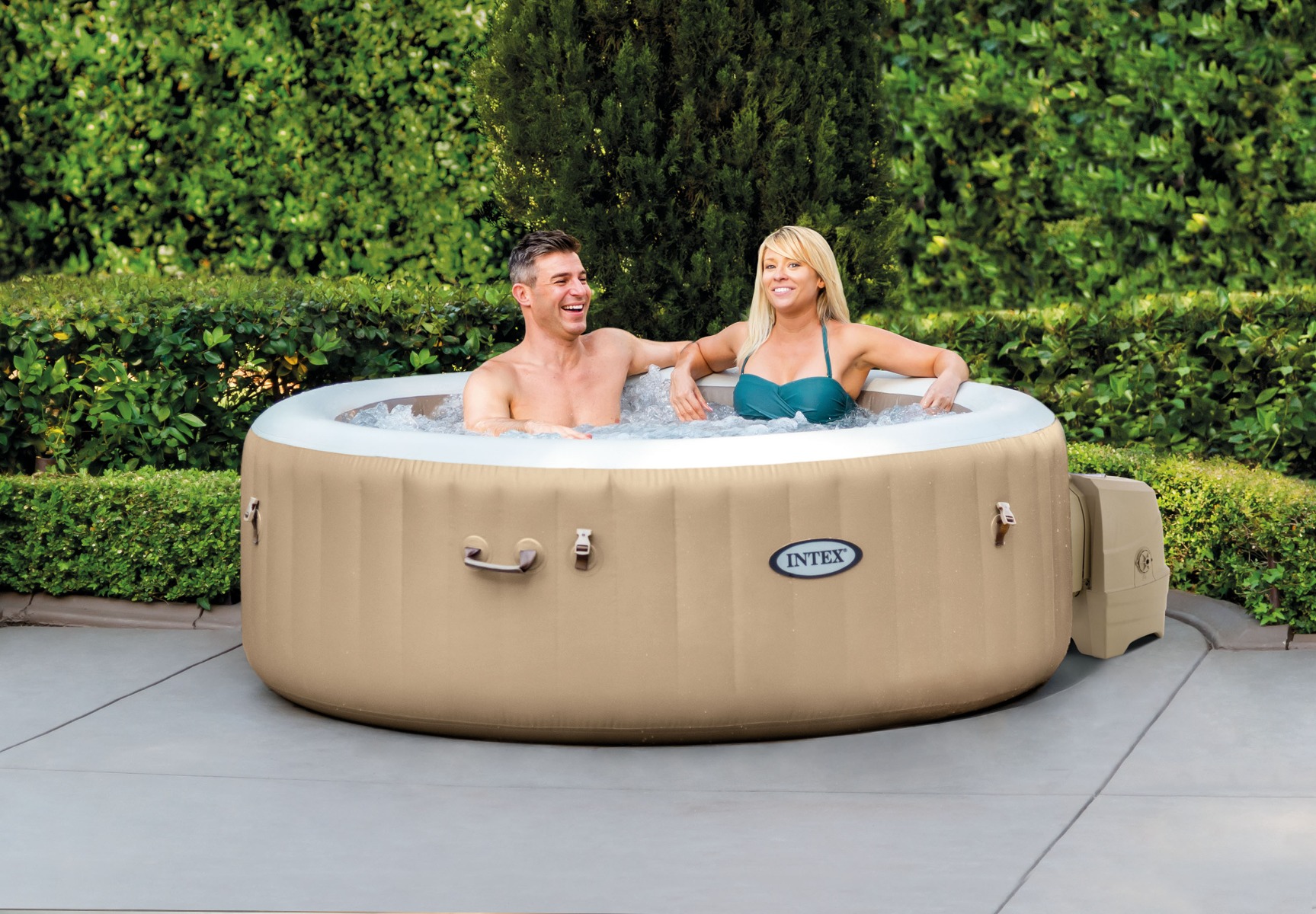 Intex Pure Spa Bubble Therapy opblaasbare spa - 4 persoons