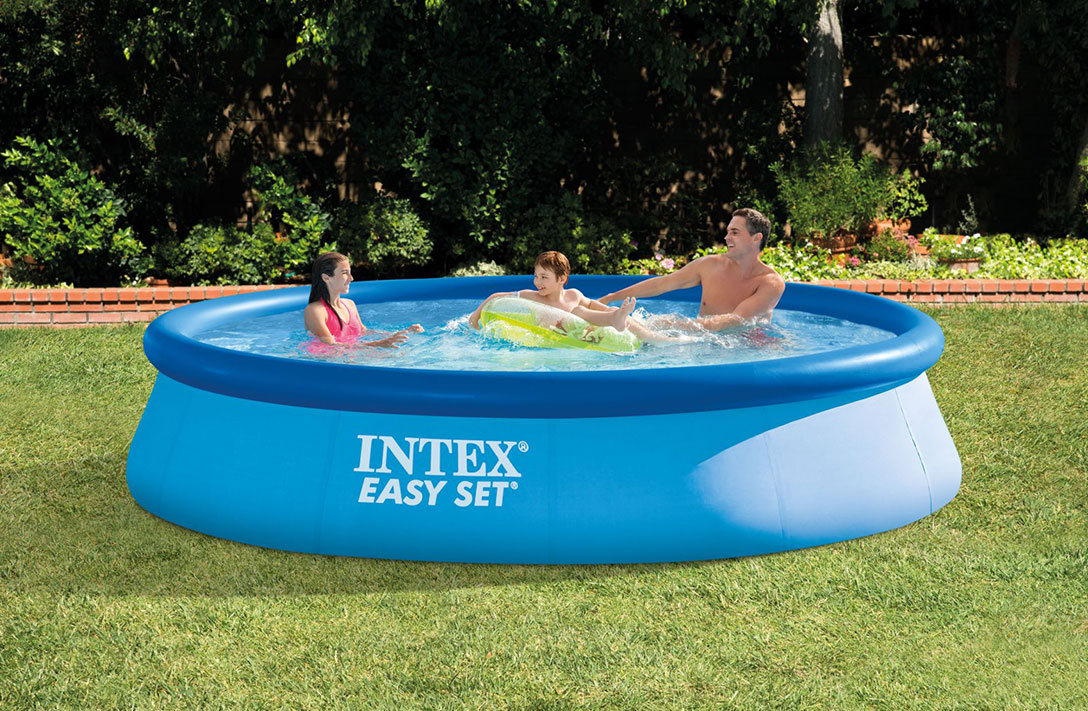 Intex Easy Set Pool - 396 x 84 cm - sfeer