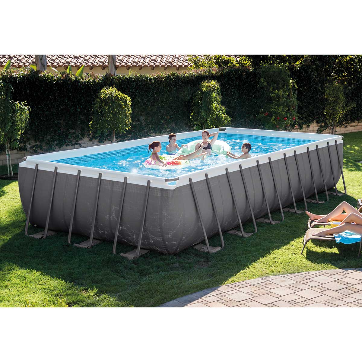 Intex Ultra Frame pool 732 x 366 x 132cm incl. accessoires
