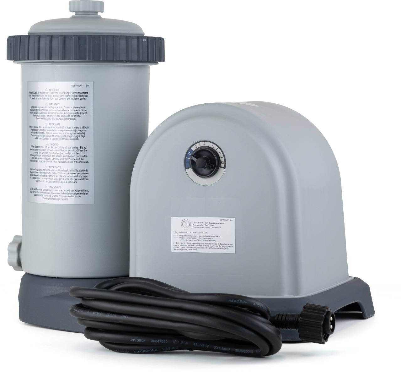 Intex filterpomp 5678 liter/uur
