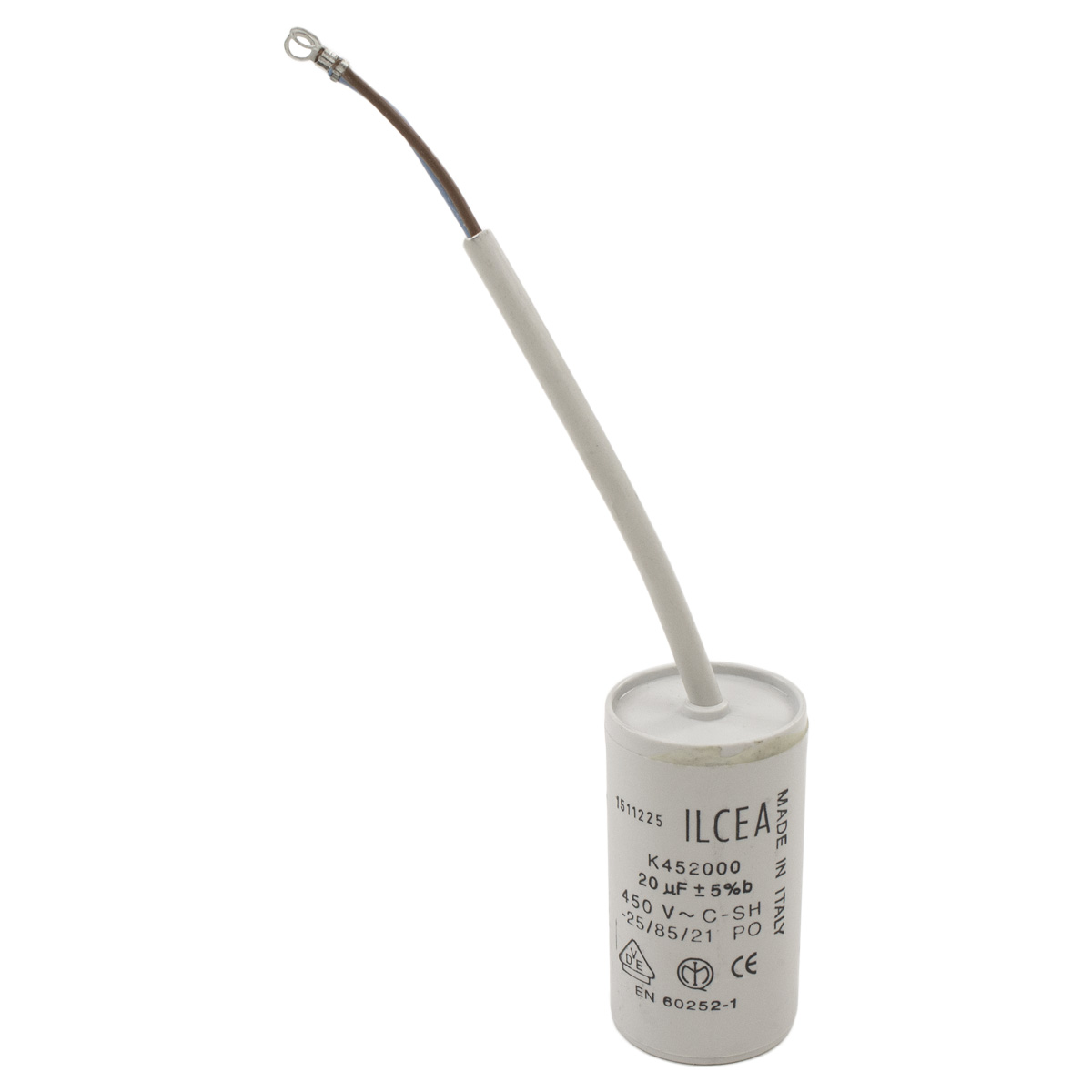 Condensator 20 μF - 228 x 41 mm (o.a. Mega Pool SC75 / Saci Optima)