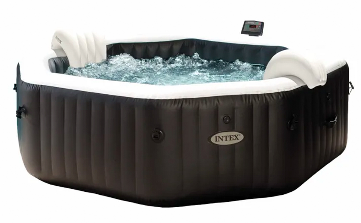 Intex Pure Spa Jet & Bubble Deluxe 4 persoons opblaasbare spa