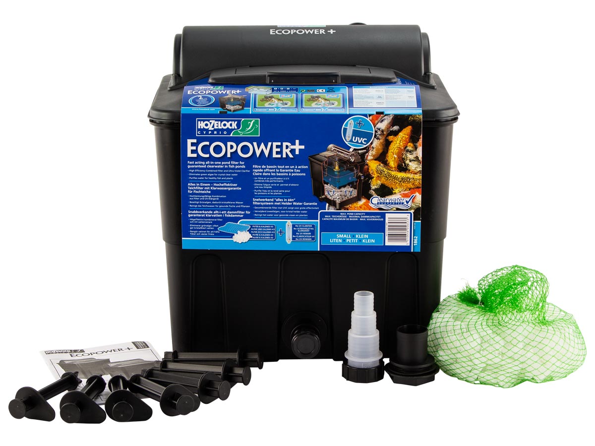 Hozelock Ecopower+ 12000 doorstroomfilter
