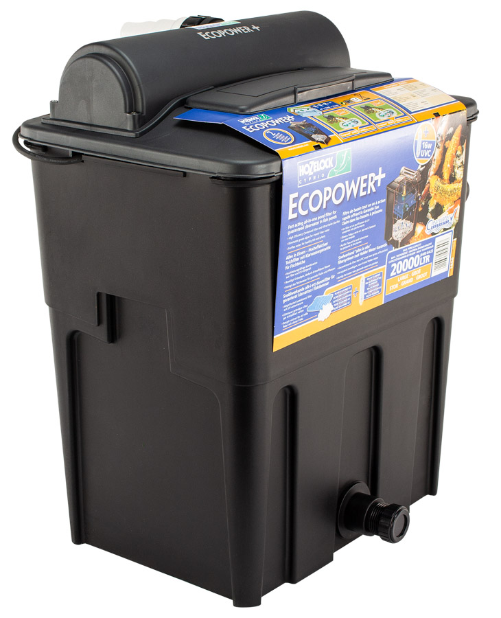 Hozelock Ecopower+ 20000 doorstroomfilter