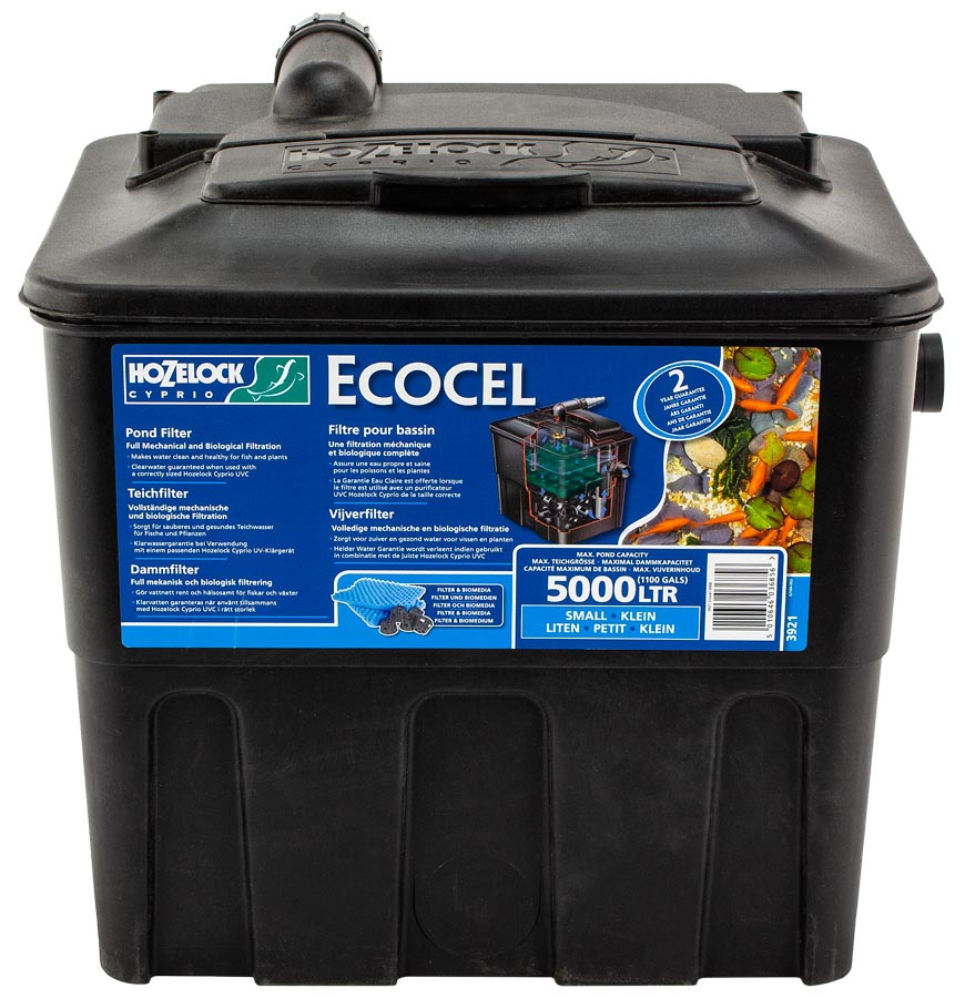 Hozelock Ecocel 5000 doorstroomfilter