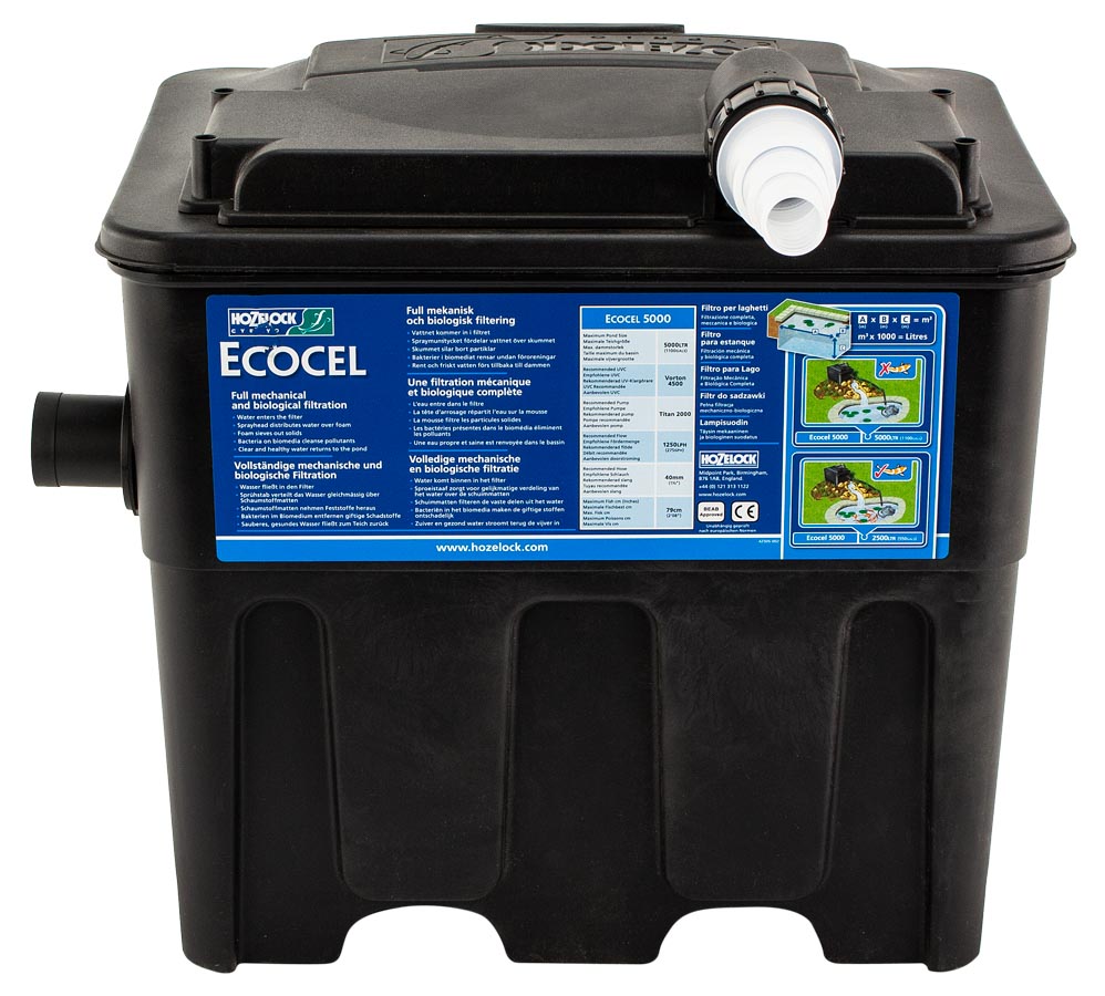 Hozelock Ecocel 5000 doorstroomfilter