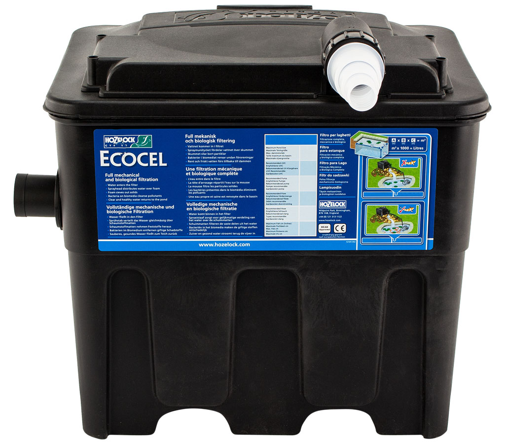 Hozelock Ecocel 10000 doorstroomfilter