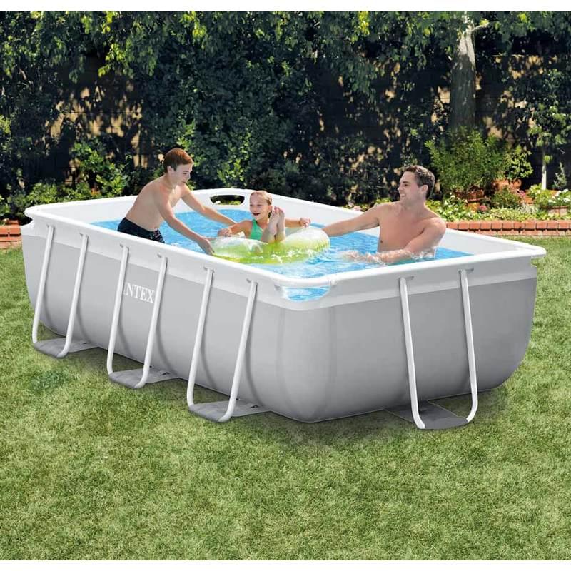 Intex Prism Frame Pool - 300 x 175 x 80 cm - met filterpomp en trap