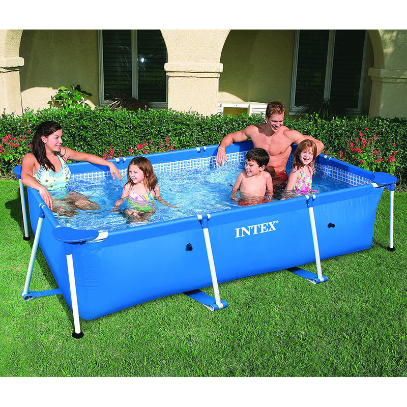 Intex Metal Frame Pool - 220 x 150 x 60 cm