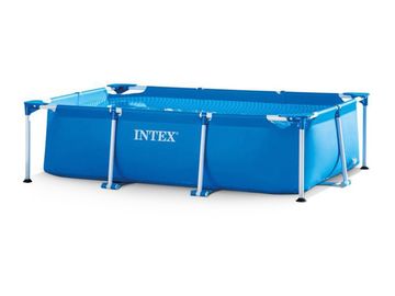 INTEX Rechthoekig Frame Zwembad | 220 x 150 x 60 cm - Inclusief Accessoires CB97 Opzetzwembad