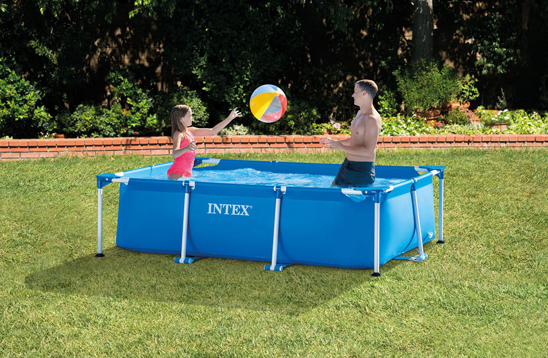 Intex Metal Frame Pool - 260 x 160 x 65 cm