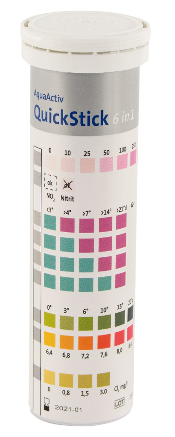 AquaActiv Quicksticks 6 in 1 Teststrips