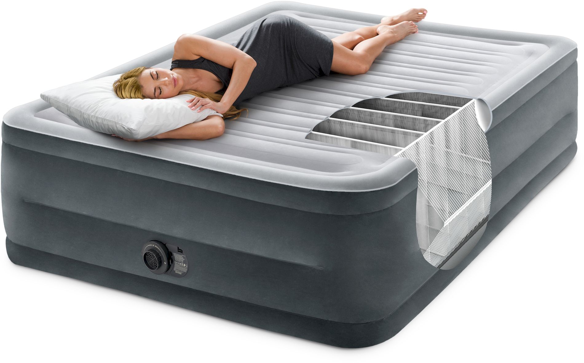 Intex Comfort Plush Extra Hoog Luchtbed - Queensize