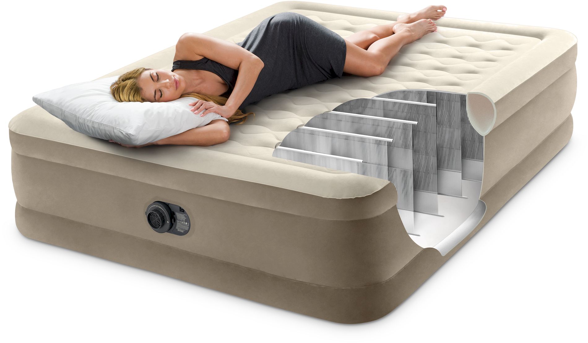 Intex Ultra Plush Luchtbed - Queensize