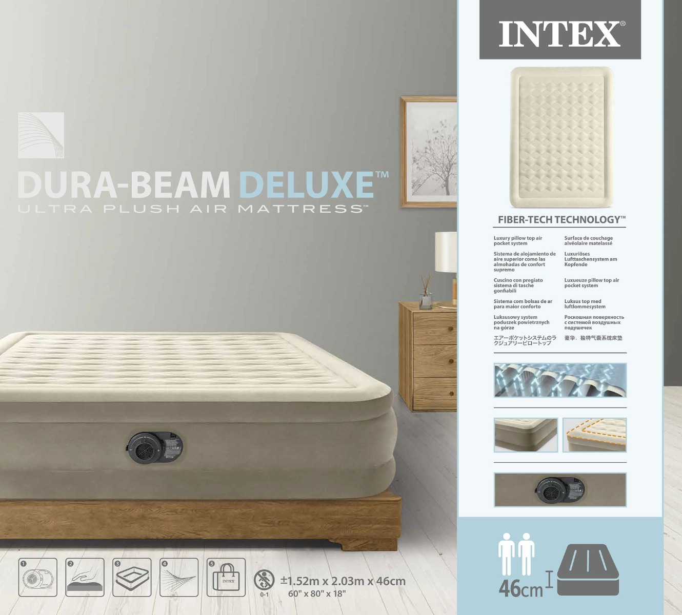 Intex Ultra Plush Luchtbed - Queensize