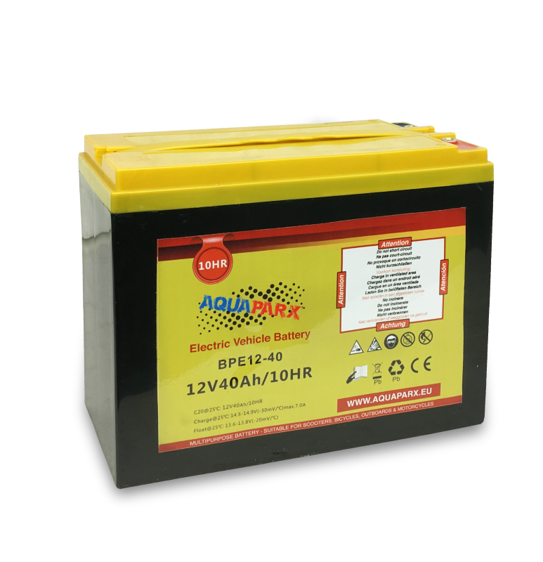 Aquaparx 12V-40Ah Accu elektromotor 60Lbs 86Lbs