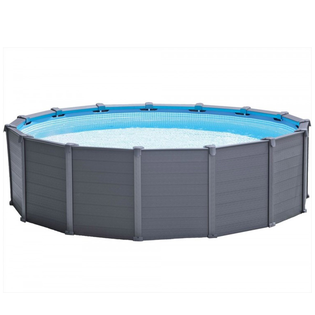 Intex Graphite Panel Pool 478 x 124 cm incl. accessoires