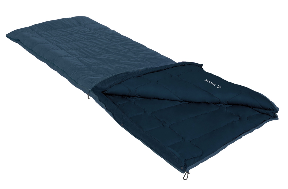 VAUDE Navajo 900 SYN Slaapzak - baltic sea - 1,907 kg - 190, 220 x 80 x 80 cm - dekenontwerp voor comfortabele beenruimte - als deken te gebruiken