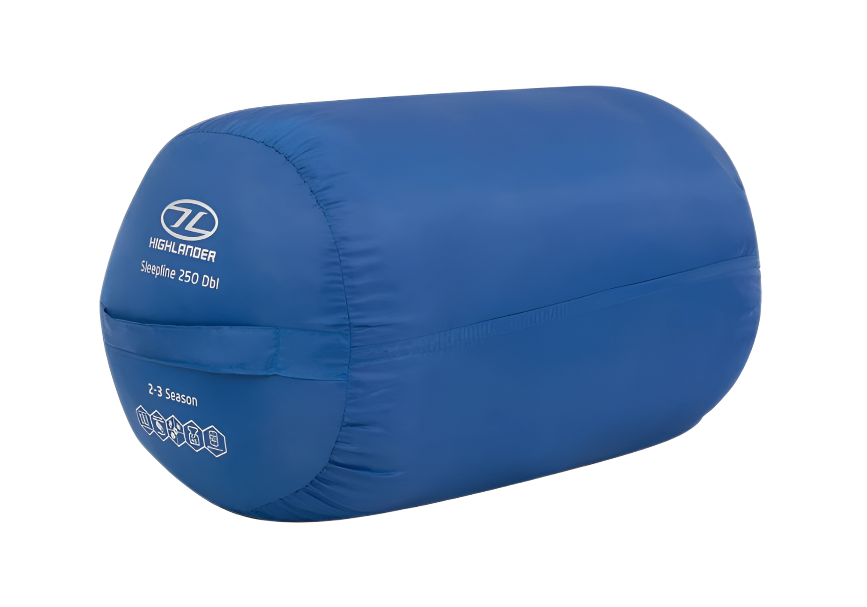 Highlander Sleepline 250 Double Slaapzak - Blauw verpakking