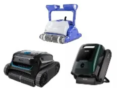 Alle zwembadrobots