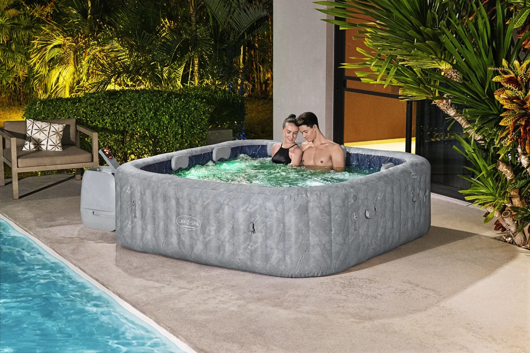 Lay-Z Spa San Francisco EnergySense Hydrojet Pro 7 persoons